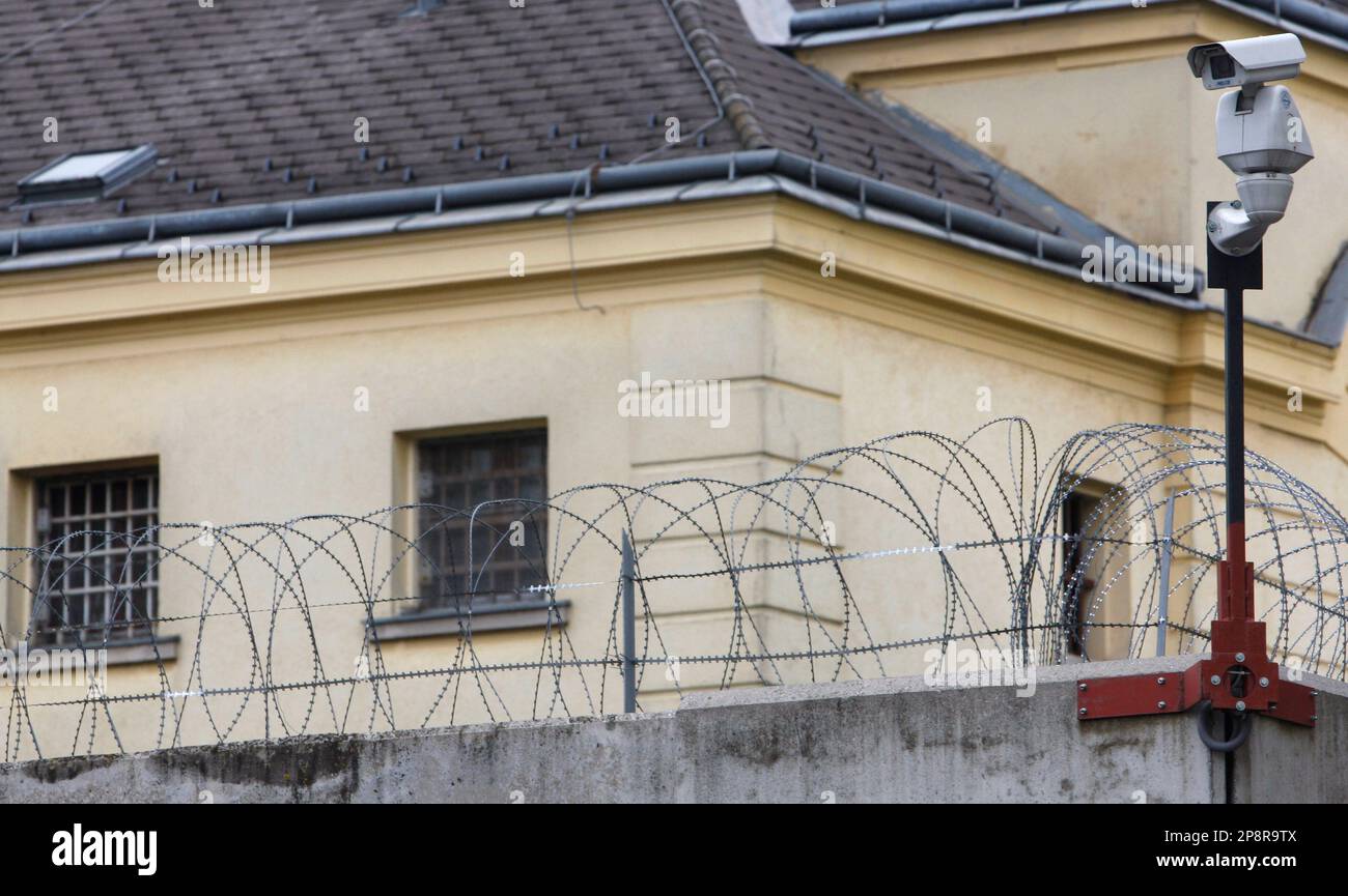 Windowless Penitentiary Outside view of the prison St. Poelten, where Josef Fritzl is locked up ...