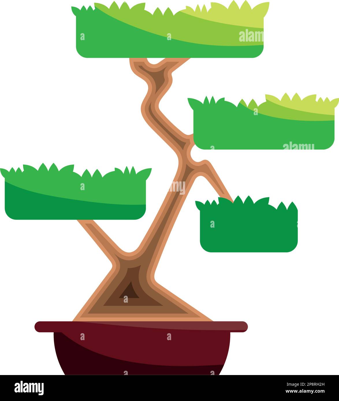 bonsai japanese culture plant icon Stock Vector Image & Art Alamy