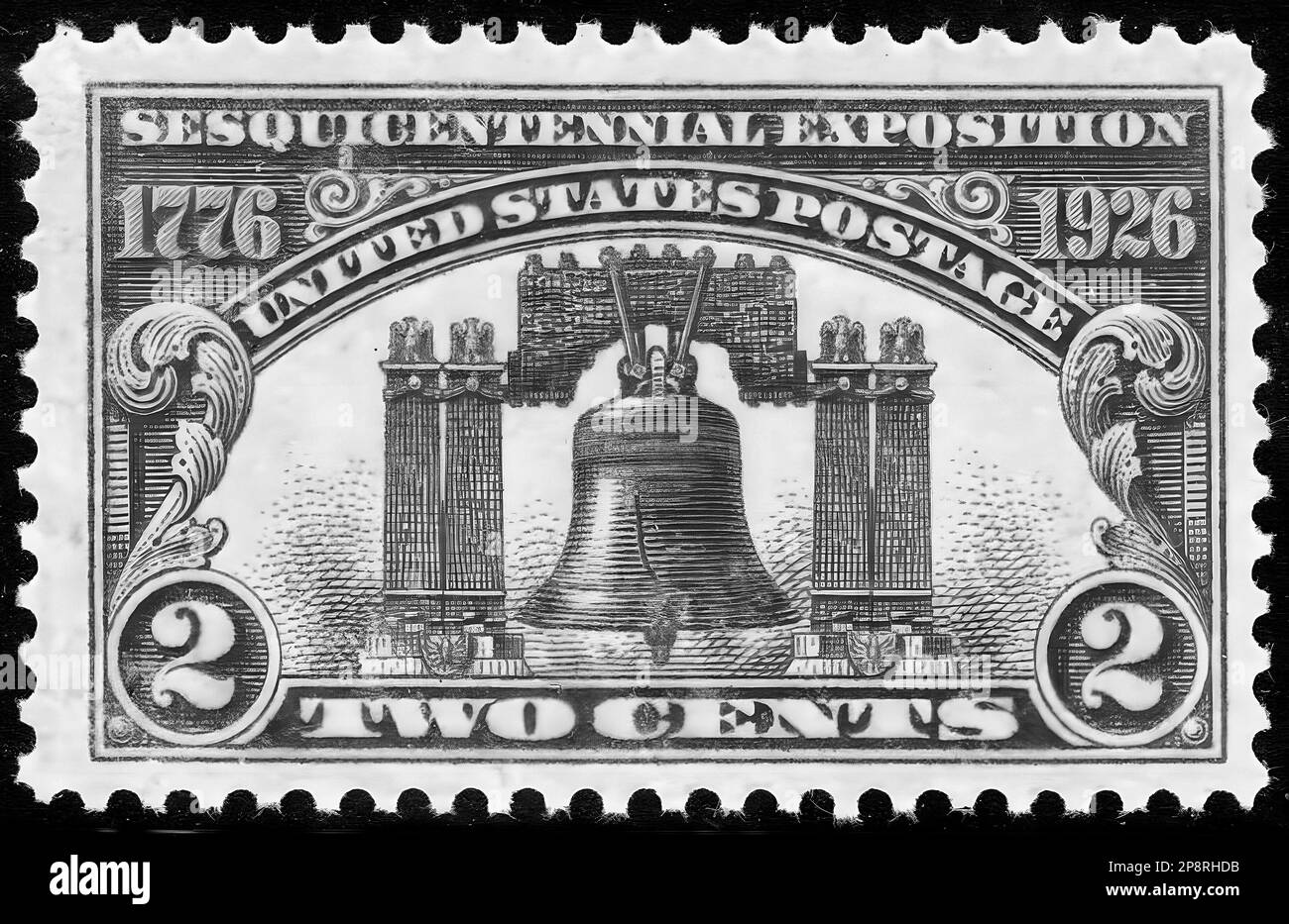 Philatelic postage stamp Black and White Stock Photos & Images - Alamy