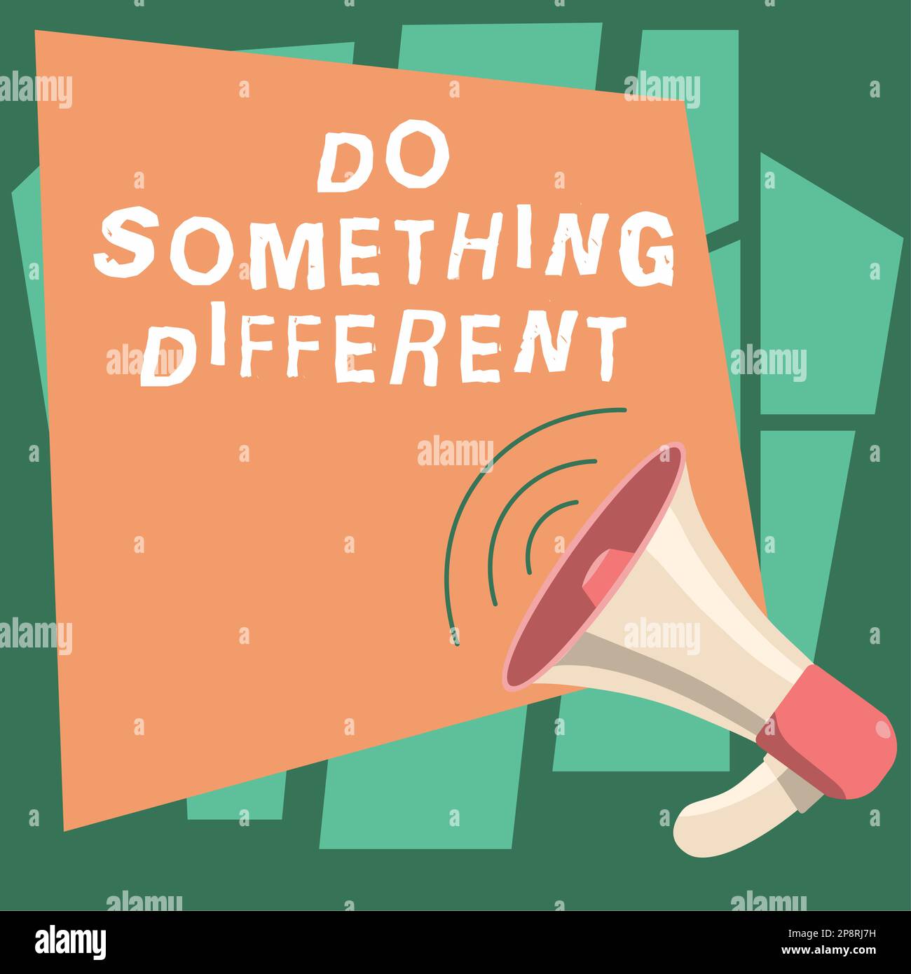 Inspiration showing sign Do Something Different. Internet Concept be ...