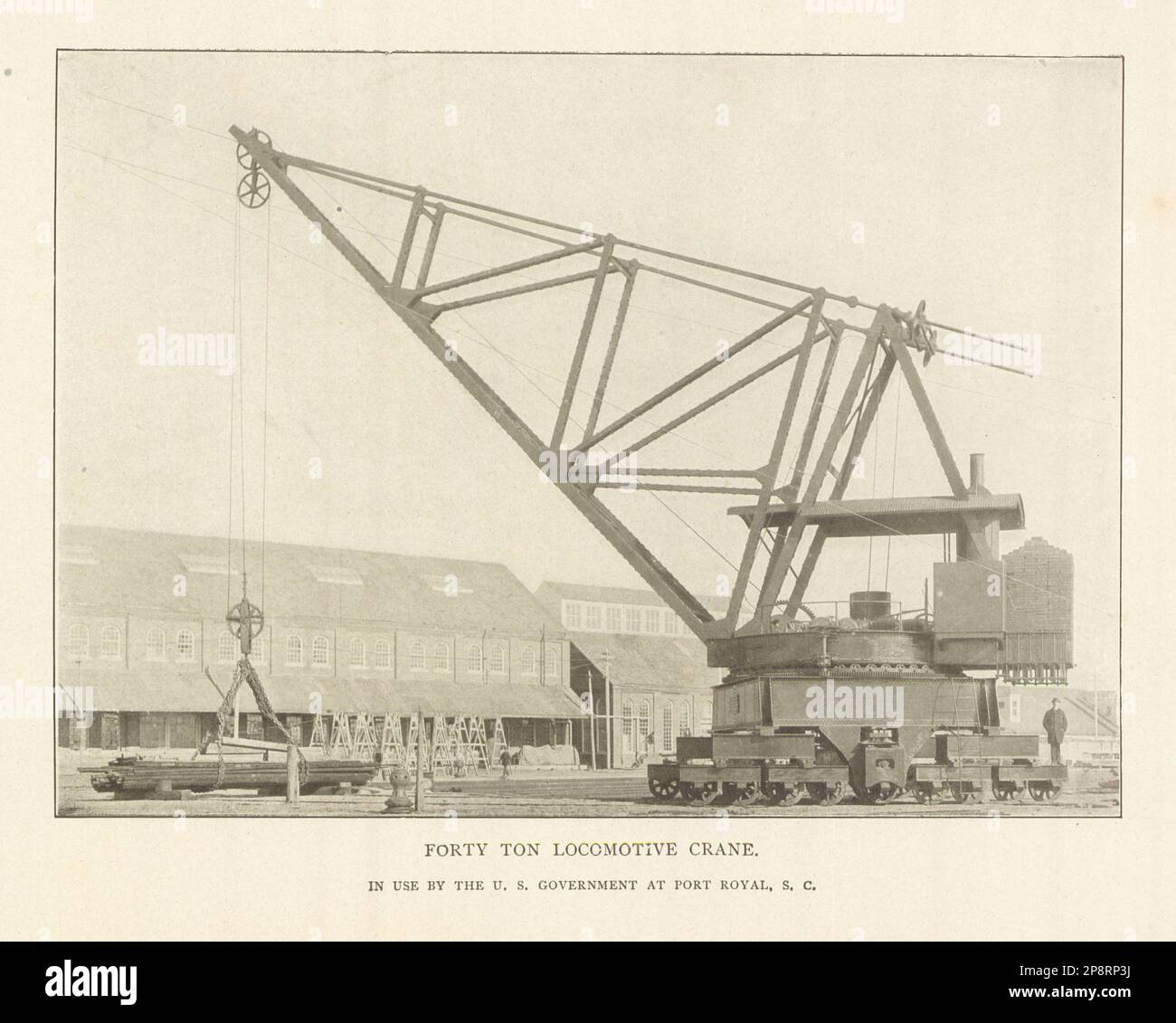 Crane In Use By The Us Government At Port Royal, South