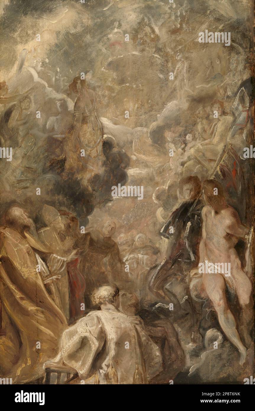 Nederlands: Allerheiligen circa 1614 by Peter Paul Rubens Stock Photo