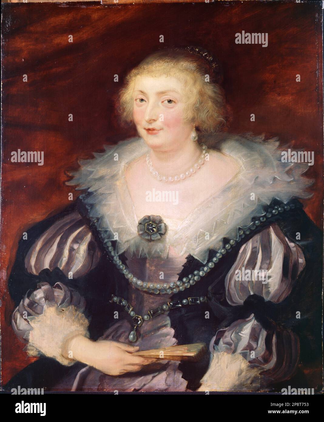Portrait of a Lady circa 1625 by Peter Paul Rubens Stock Photo