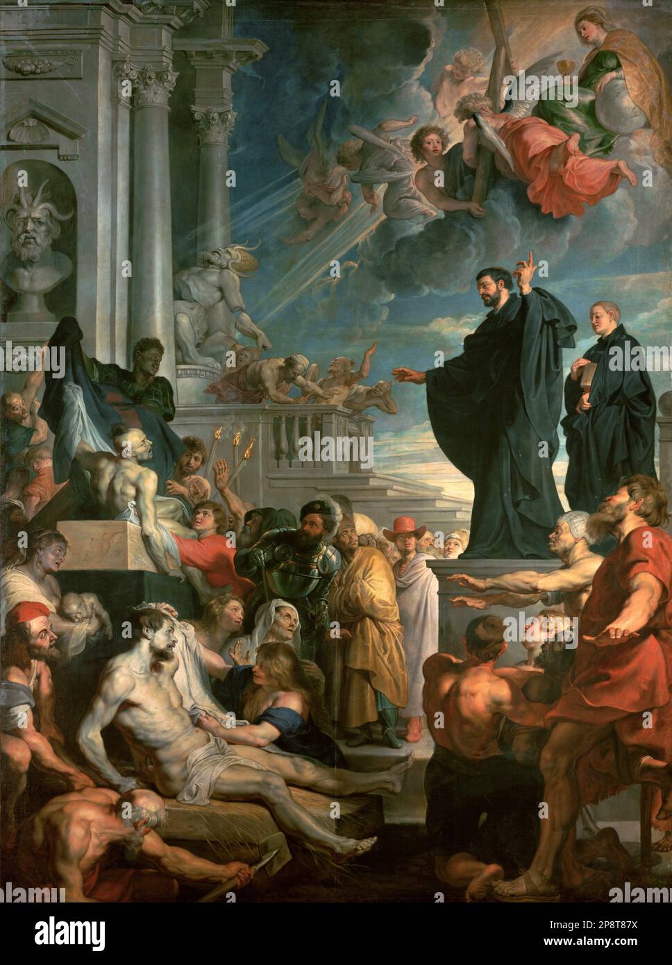 The miracles of St. Francis Xavier between 1617 and 1618 by Peter Paul Rubens Stock Photo