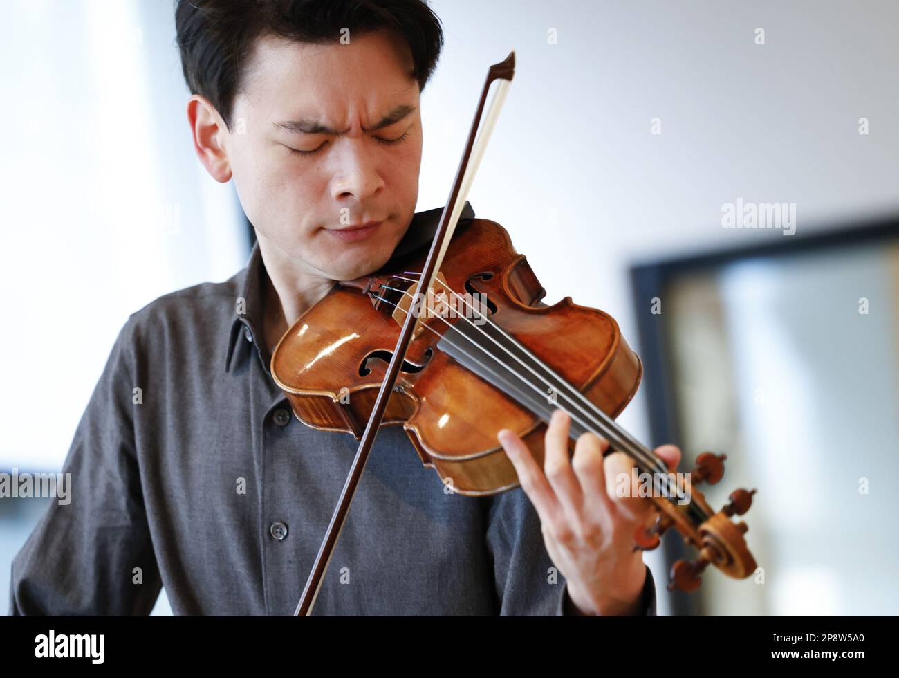 New York, United States. 09th Mar, 2023. The rare c.1731 violin known