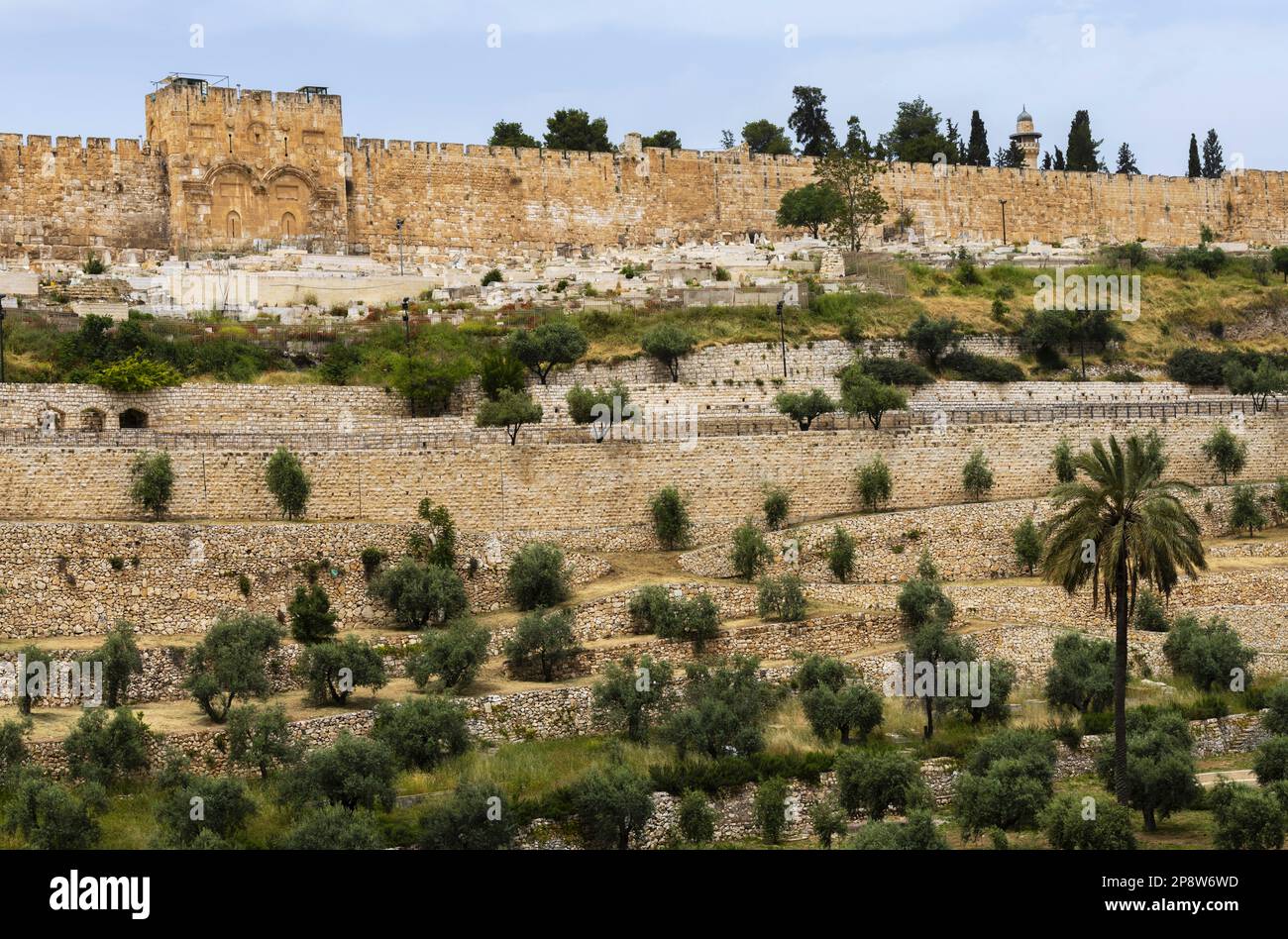 Eastern Wall of the Temple Mount in Jerusalem Stock Photo - Alamy