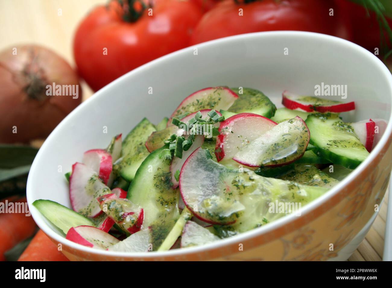 Mixed Salad Stock Photo