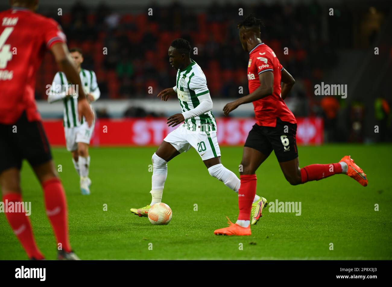 BUDAPEST, HUNGARY - JULY 13: Adama Traore of Ferencvarosi TC looks on  during the UEFA Champions League 2022/23 First Qualifying Round Second Leg  match between Ferencvarosi TC and FC Tobol at Ferencvaros