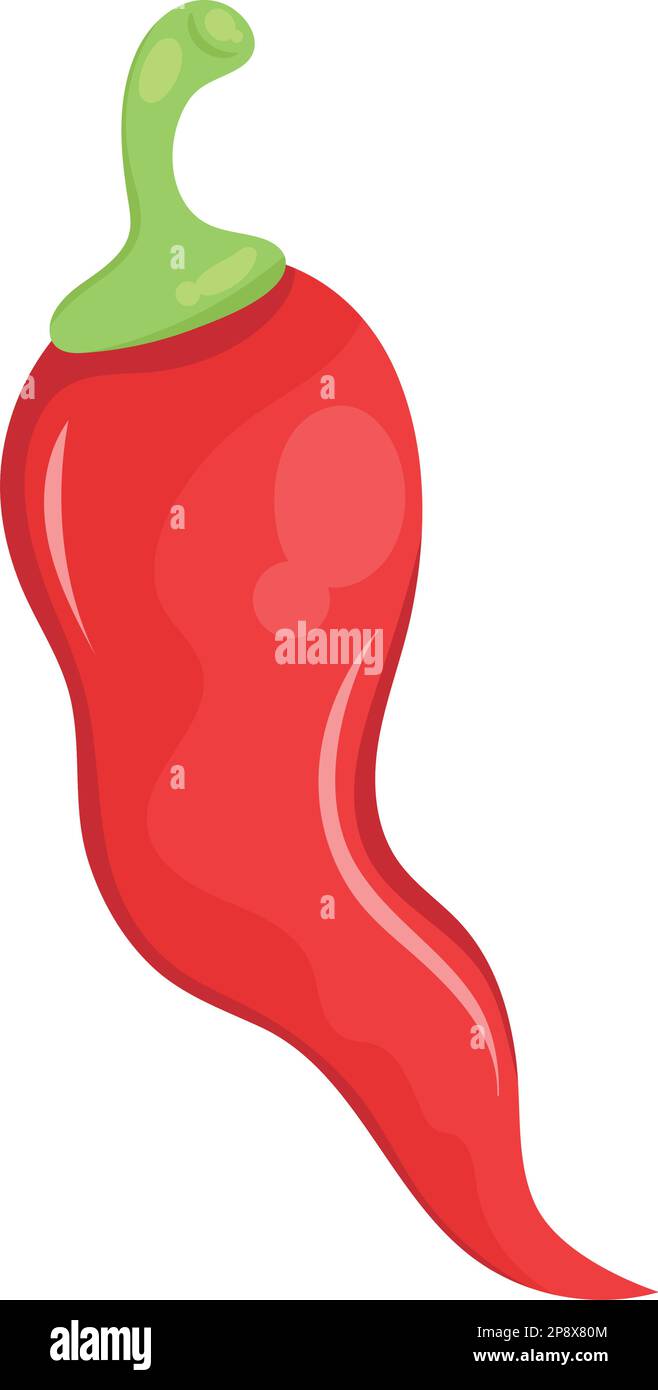 red chilli pepper vegetable food Stock Vector Image & Art - Alamy