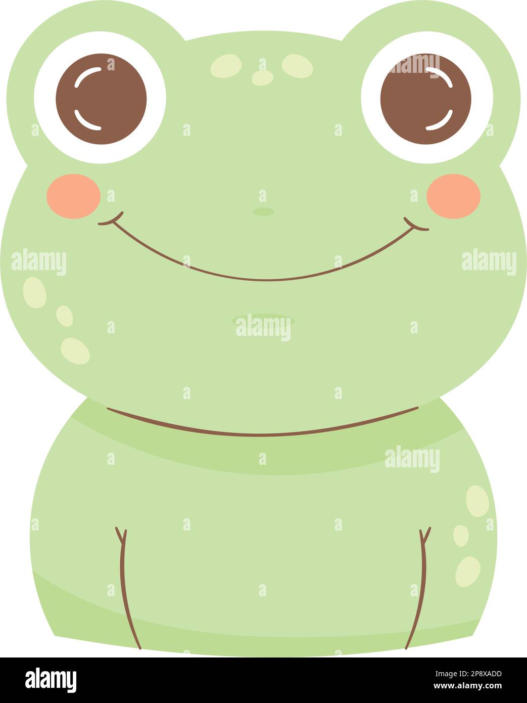 cute frog animal adorable character Stock Vector Image & Art - Alamy