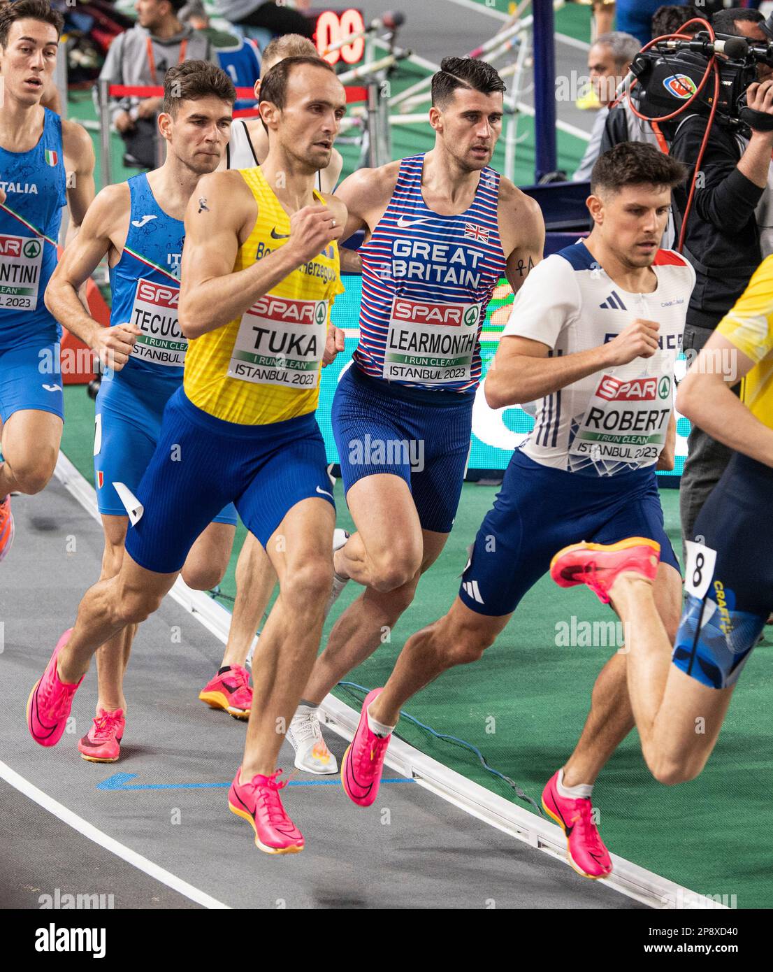 Amel Tuka of Bosnia-Herzegovina competing in the men’s 800m final at