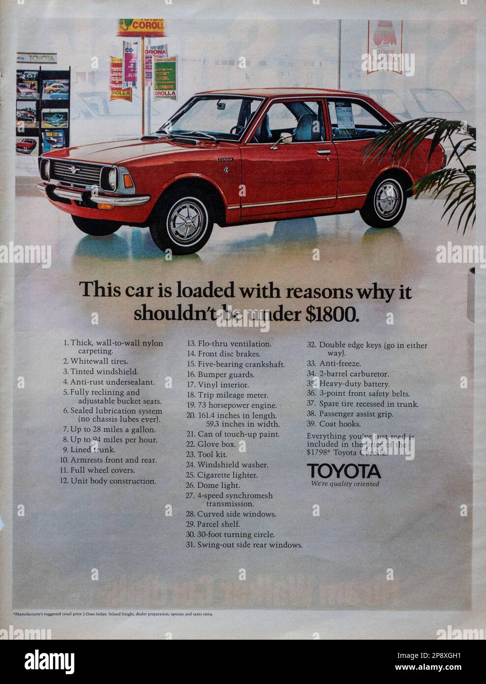 Vintage 'Look' Magazine 13 July 1971 issue Advert, USA Stock Photo