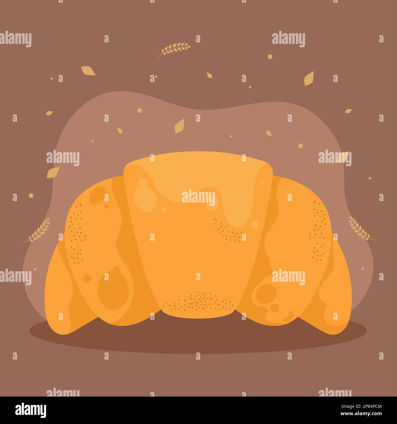 delicious croissant pastry product icon Stock Vector Image & Art - Alamy