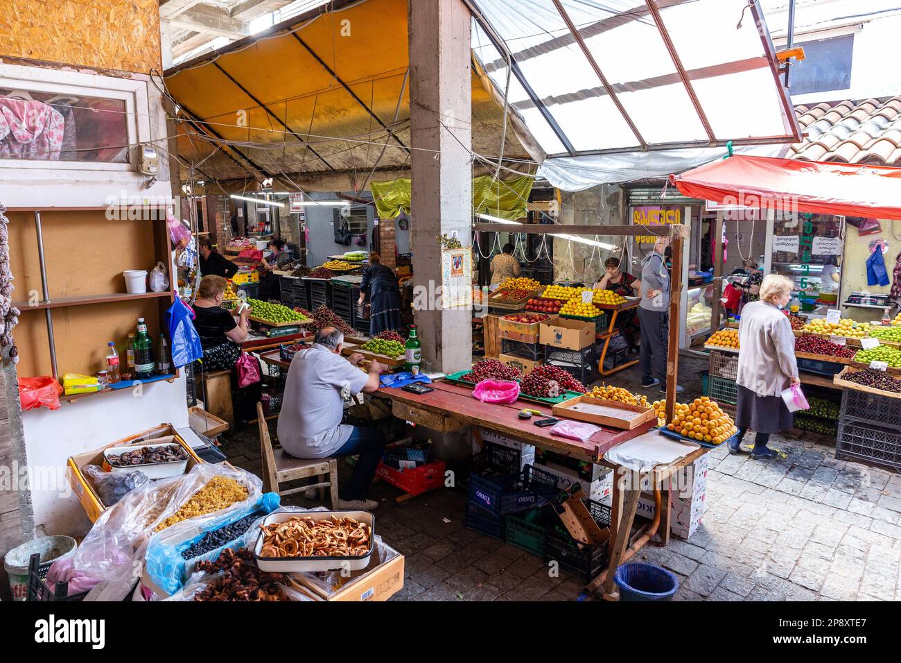 Kutaisi, Georgia, 04.06.21. Kutaisi Central Market (Green Bazaar ...