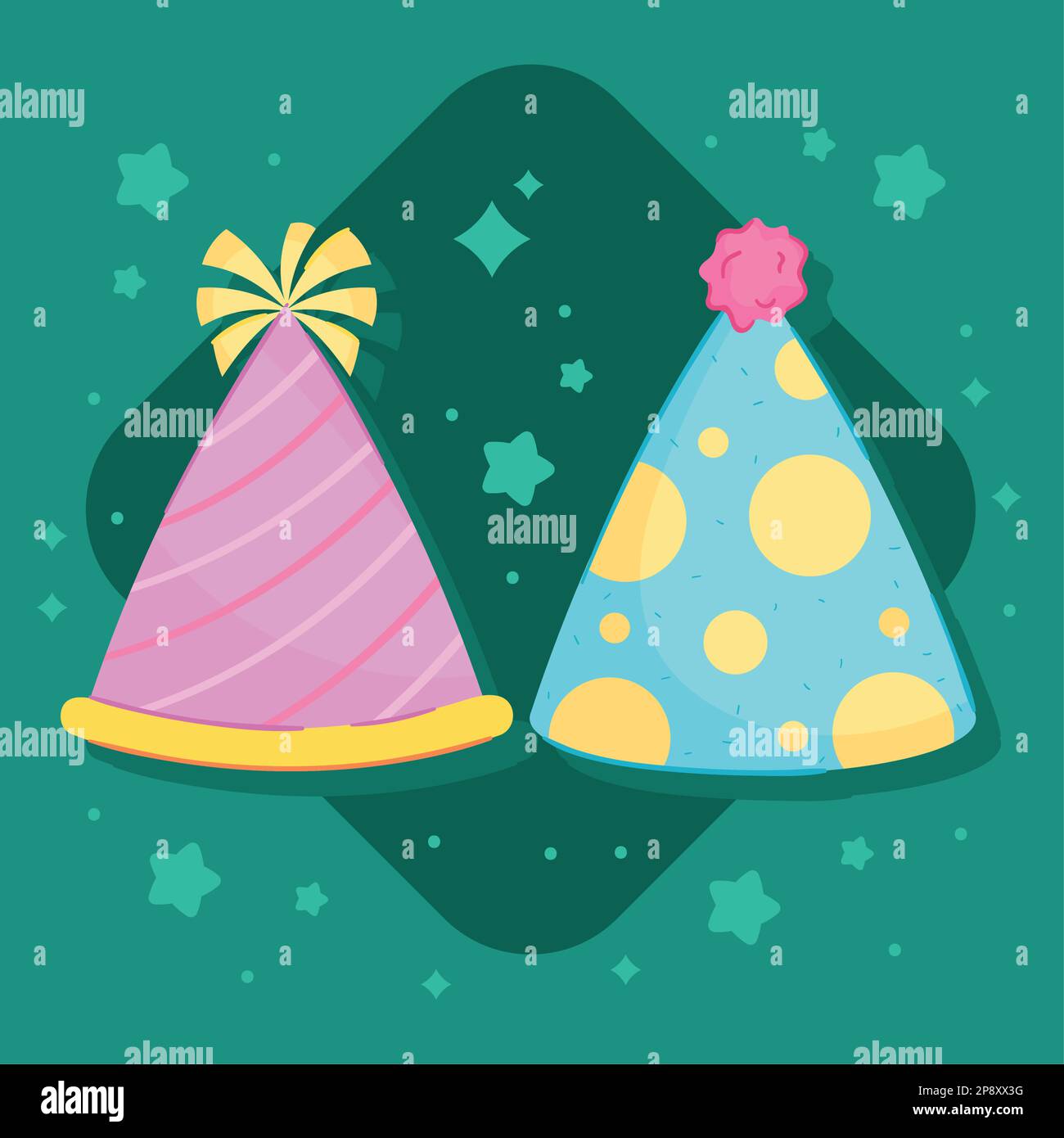 Two party hats accessories hi-res stock photography and images - Alamy