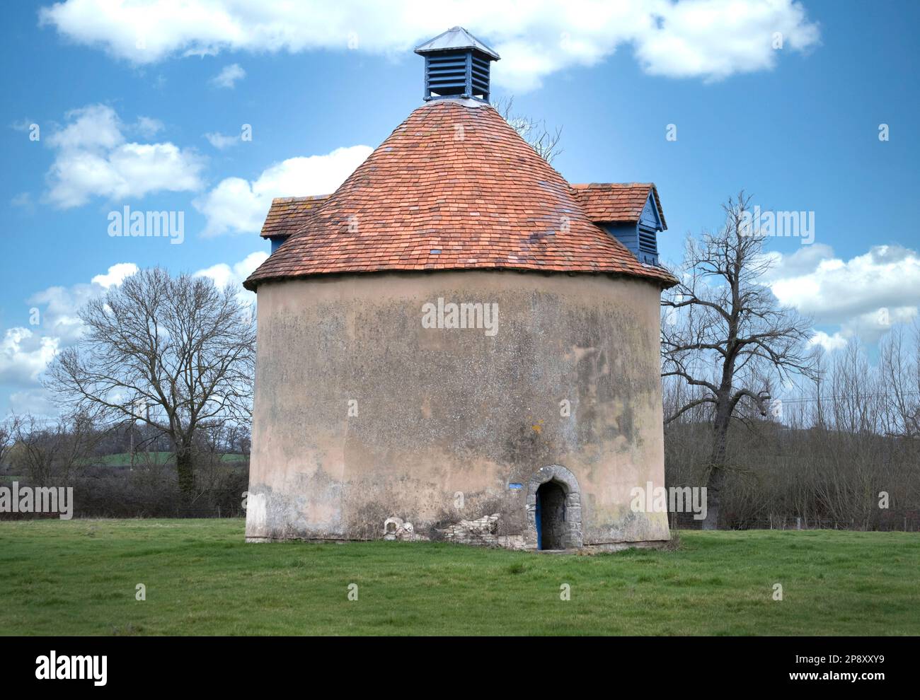 Kinwarton Dovecote near Alcester, Warwickshire. The Dovecote is a 14th