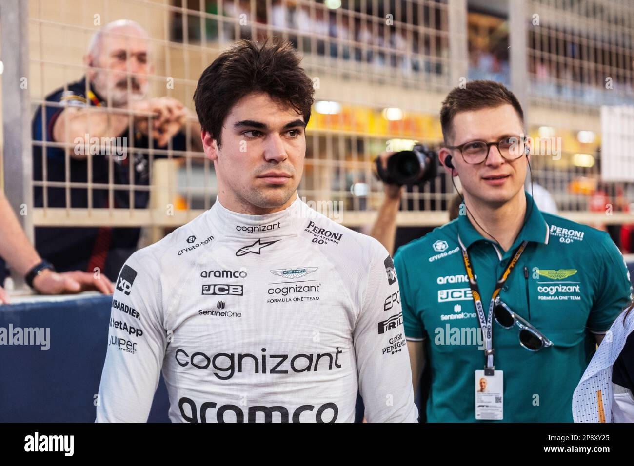 MANAMA, BAHRAIN, Sakhir circuit, 3. March 2023:  during the Bahrain Formula One Grand Prix at the Bahrain International Circuit, on March 03. 2023. Stock Photo