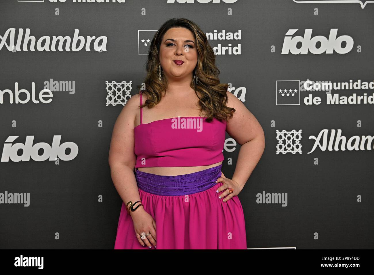 Lala Chus attends the Idol Awards gala that recognizes the work and influence to digital content creators, on March 9, 2023, in Madrid (Spain). The gala is divided into the following award