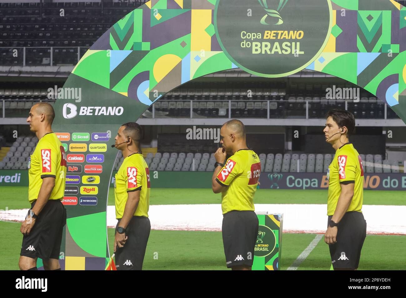 Santos, Brazil. 09th Mar, 2023. SP Santos 09/03/2023 COPA DO BRASIL 2023 SANTOS X IGUATU