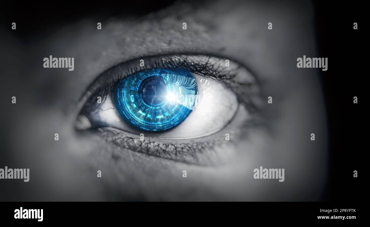Macro image of human eye Stock Photo - Alamy
