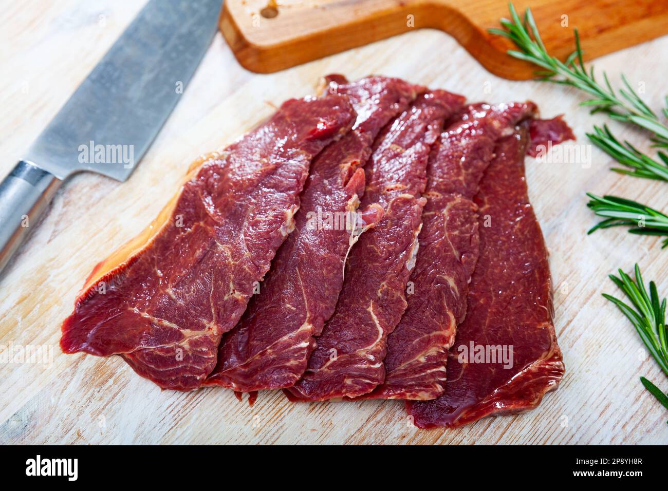 Raw horse meat fillet Stock Photo Alamy