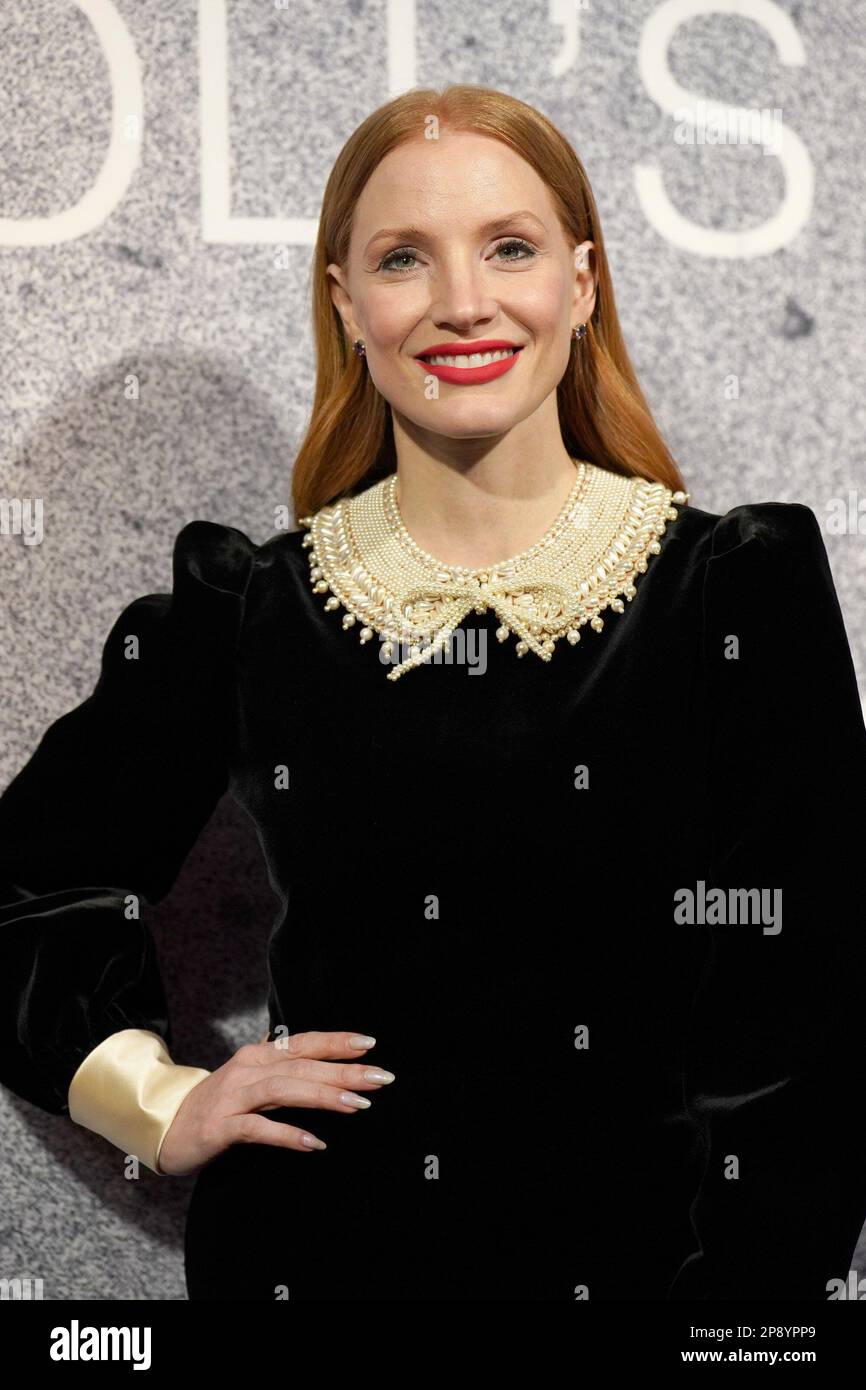 New York, NY, USA. 9th Mar, 2023. Jessica Chastain at arrivals for A