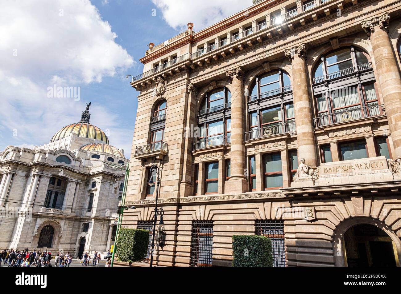 Mexico City,Banco de Mexico Central Bank headquarters,Eclecticism