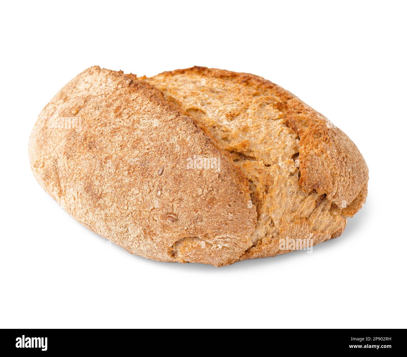 Fresh loaf of bread isolated on white background Stock Photo - Alamy