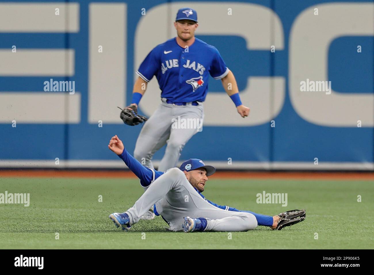 St. Petersburg, USA. 09th Mar, 2022. Tampa Bay Rays outfielder Niko  Hulsizer (76) claps the win after an MLB spring training game against the  Toronto Blue Jays at Tropicana Field., Thursday, Mar.