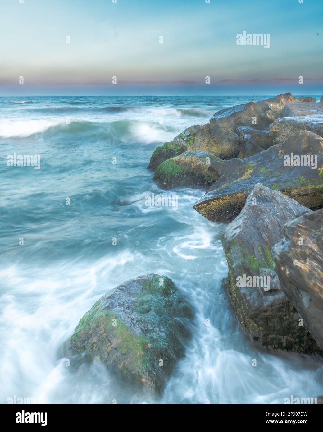 Picture of Long Beach at Long Beach, LI, NY Stock Photo - Alamy