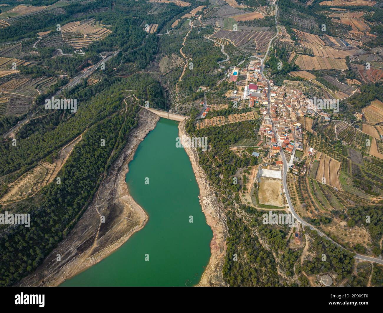Els Guiamets reservoir almost dry during the 202223 drought (Priorat
