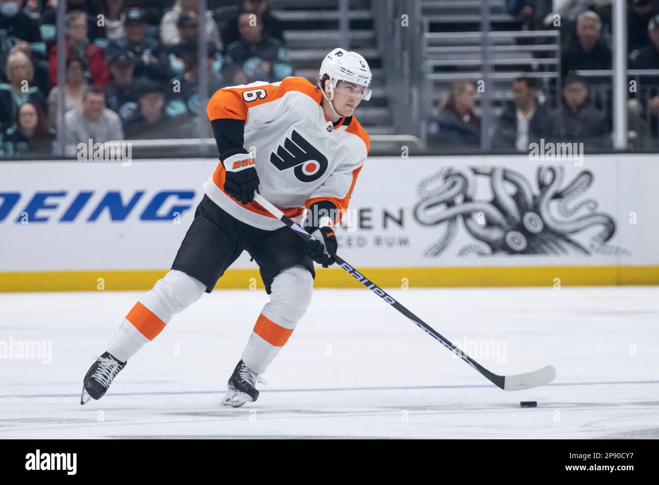 April 18, 2018: Philadelphia Flyers defenseman Travis Sanheim (6