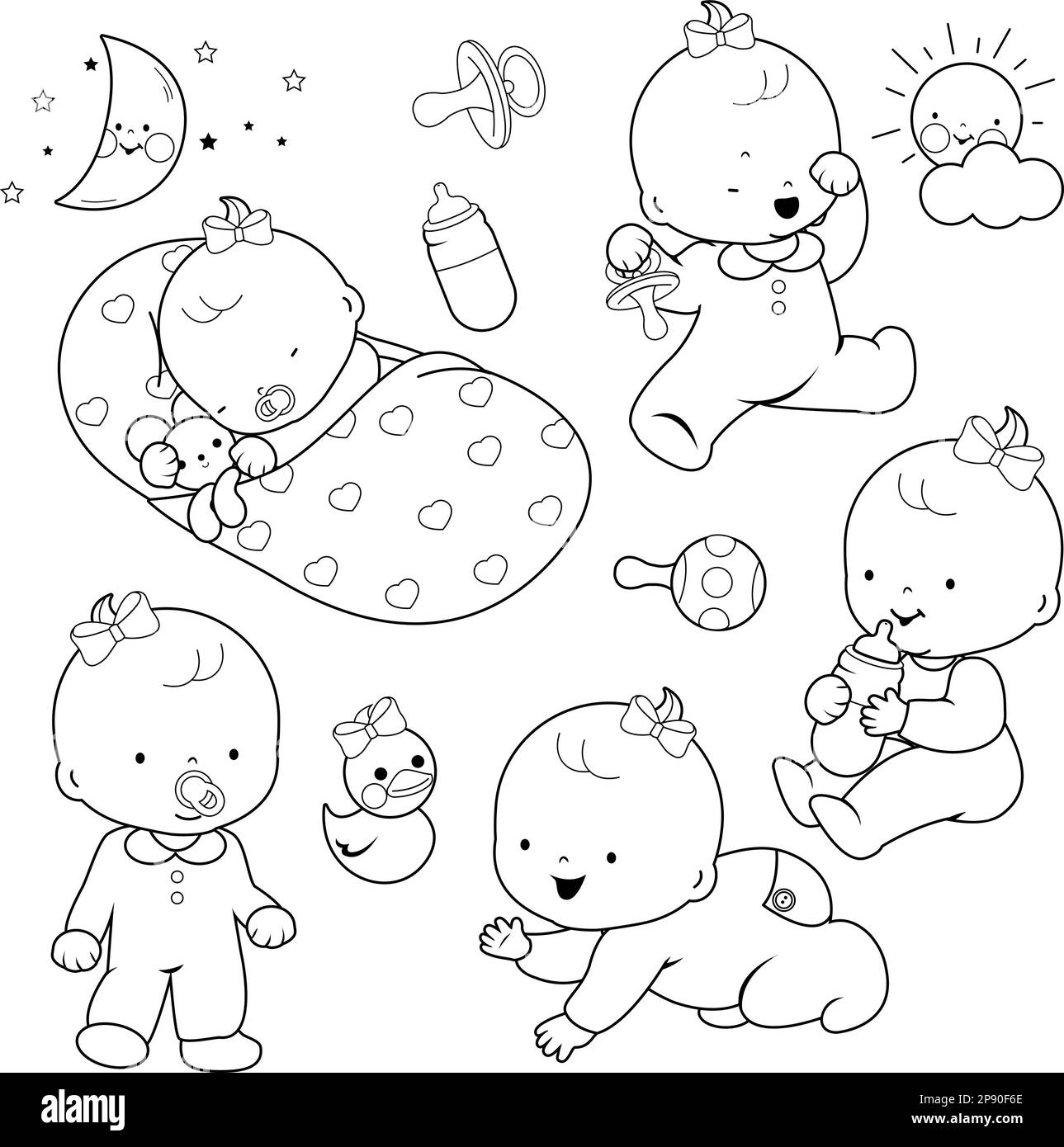 Baby sleeping night Black and White Stock Photos & Images - Page 2 - Alamy