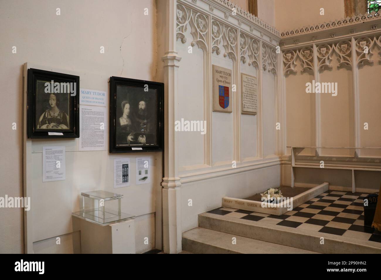 Tomb of Mary Tudor, Queen of France Stock Photo Alamy