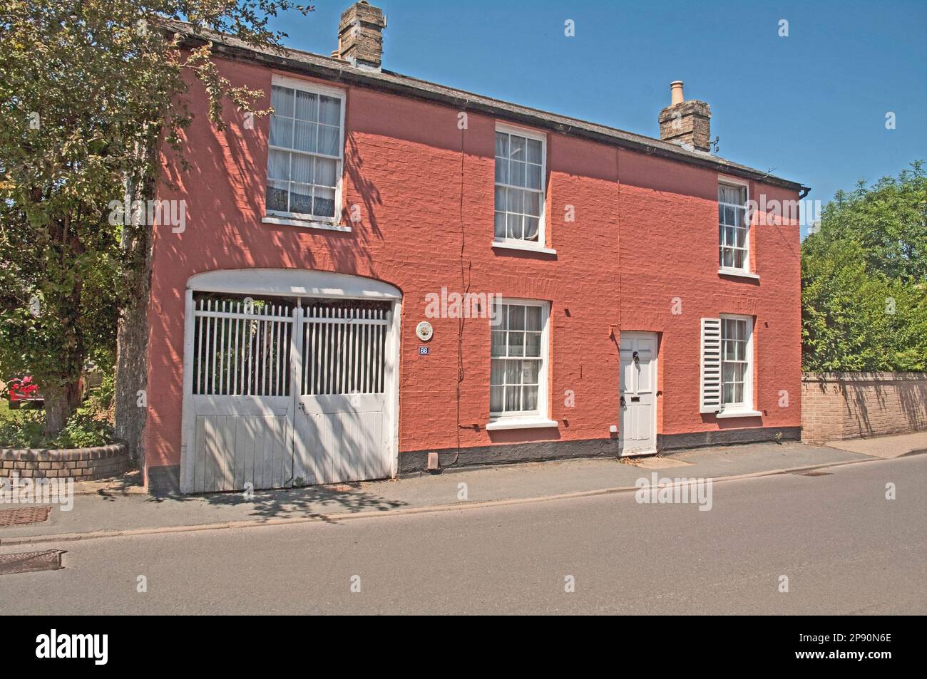 MELBOURN Cambridgeshire Village House Stock Photo