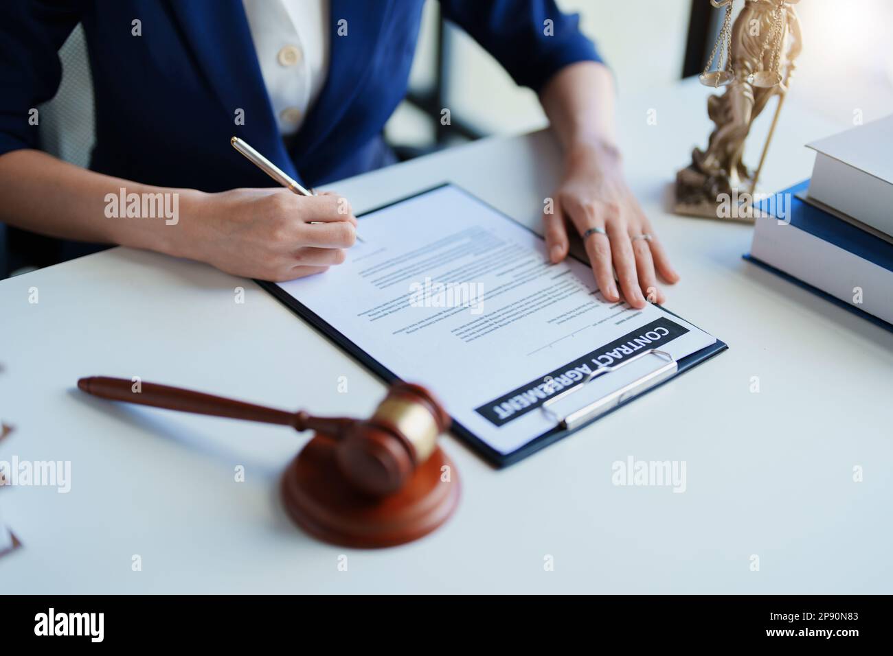 Law, Consultation, Agreement, Contract, Attorney or Lawyer holding a