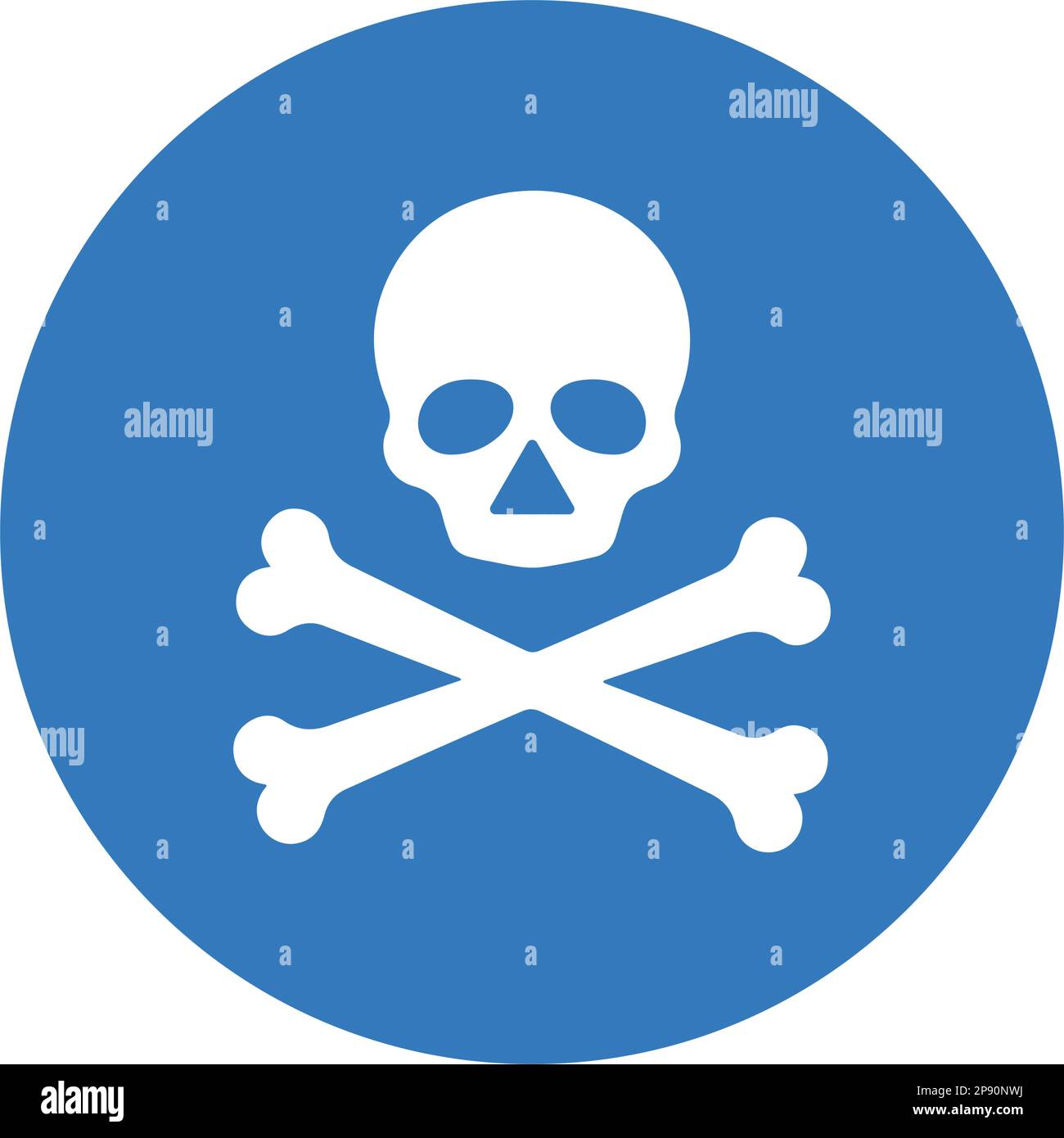 Bones, skeleton, skull icon, vector graphics for various use Stock ...