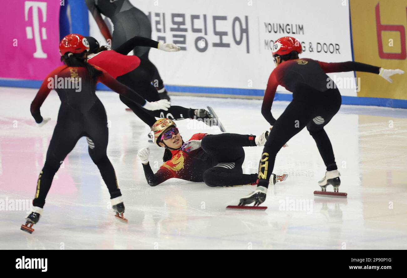 Isu short track speed skating world championships hires stock