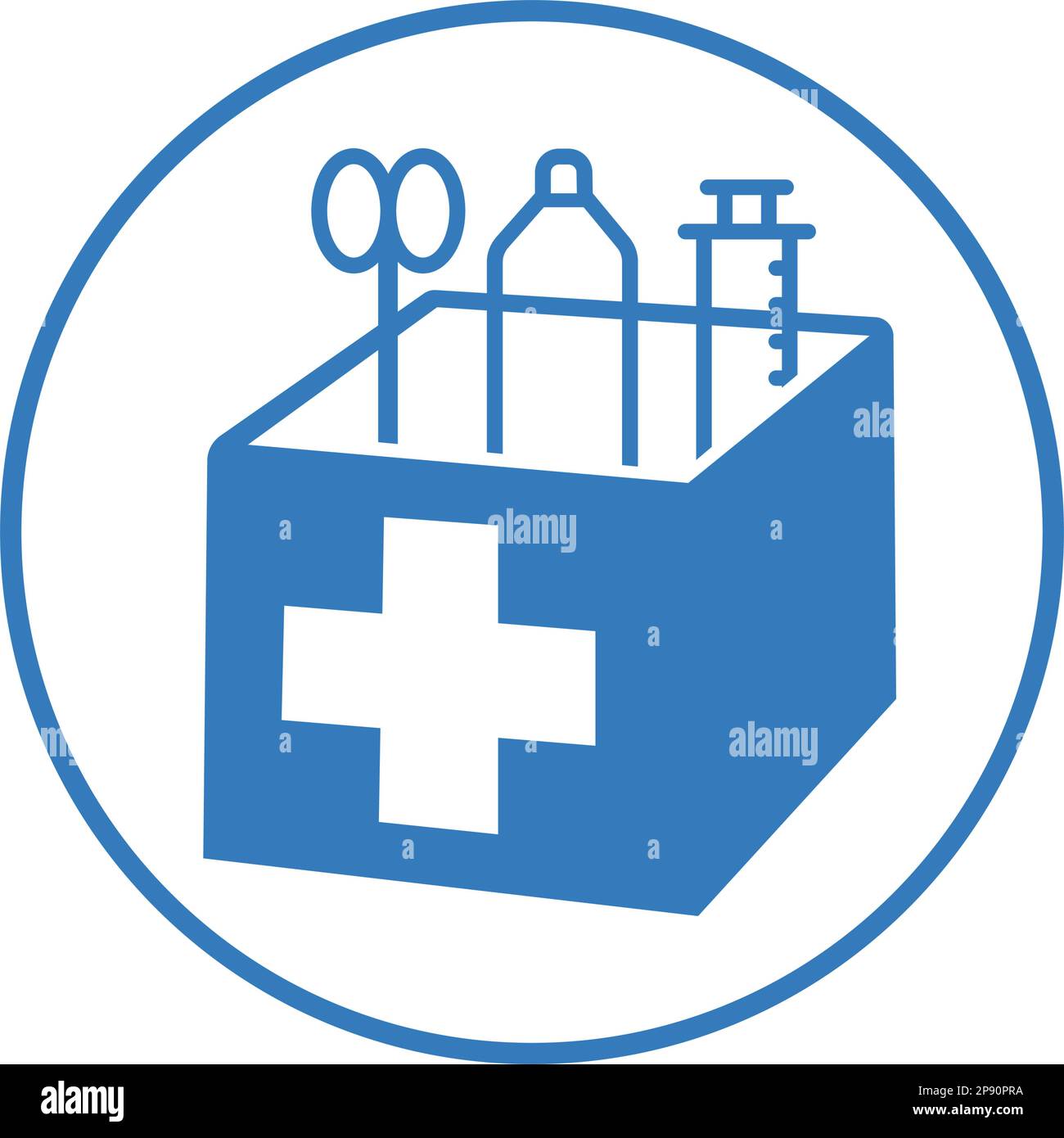 Medicine box Stock Vector Images - Alamy