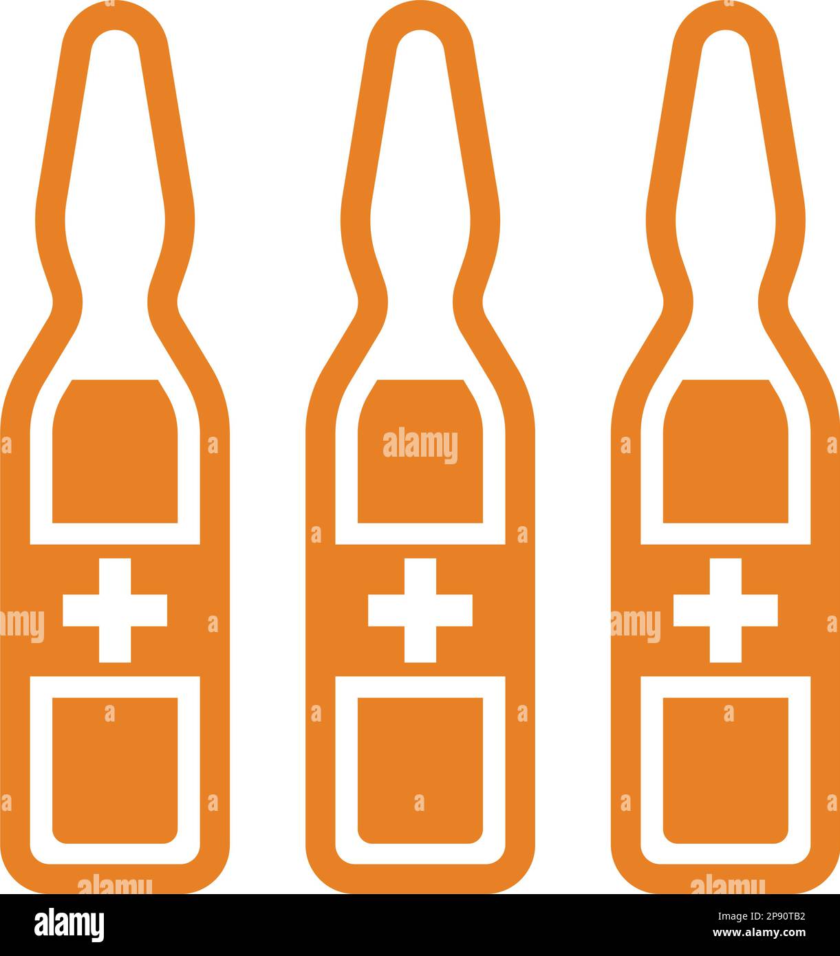 Medicine, phial, vial icon, vector graphics for various use Stock