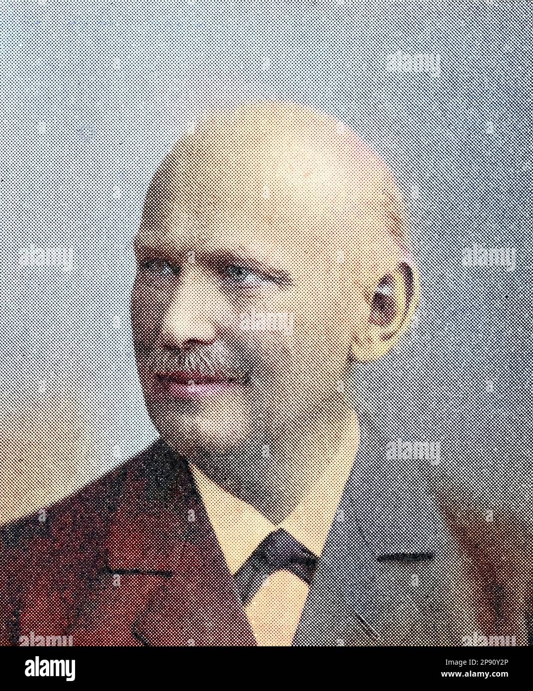 Adolf Stern, eigentlicher Name Adolf Ernst, 14. Juni 1835 - 15. April 1907, war ein deutscher Literaturhistoriker und Dichter, Historisch, digital restaurierte Reproduktion von einer Vorlage aus dem 19. Jahrhundert Stock Photo