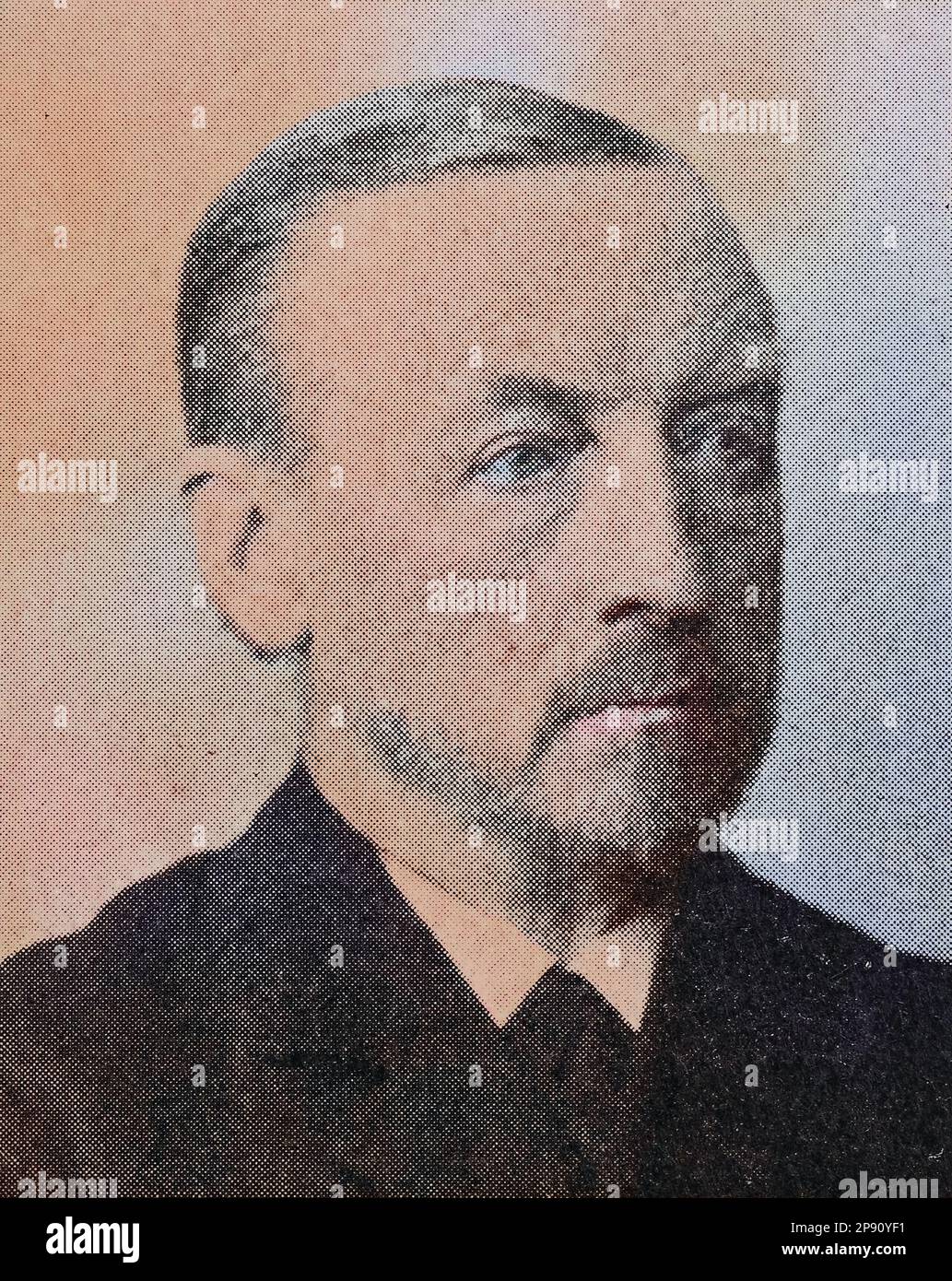 Alexander Christian Leopold Conze (10. Dezember 1831 - 19. Juli 1914) war ein deutscher Archäologe und Hochschullehrer, Historisch, digital restaurierte Reproduktion von einer Vorlage aus dem 19. Jahrhundert Stock Photo