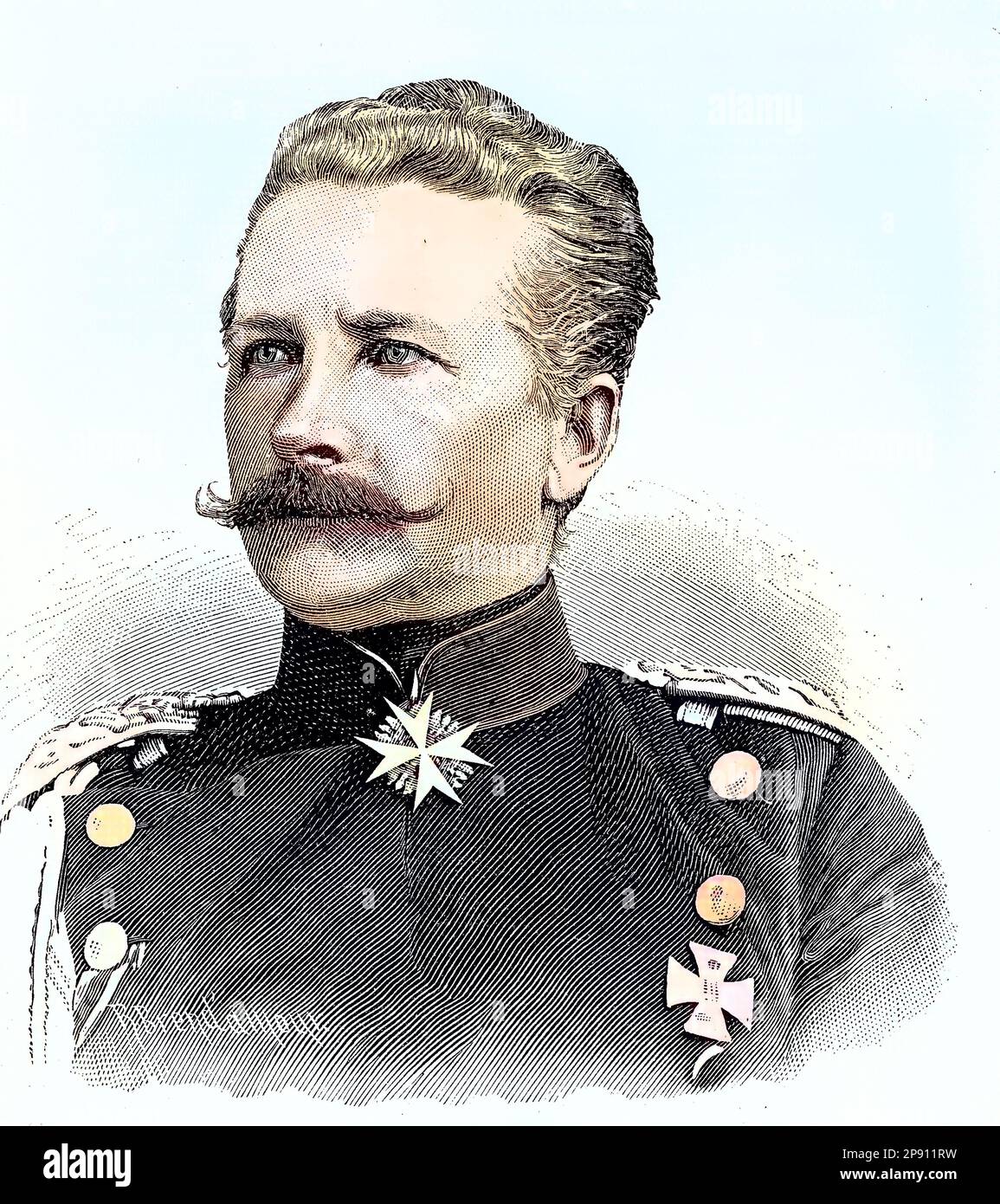 Ernst Franz Heinrich von Waldersee, 1824 1870, war ein