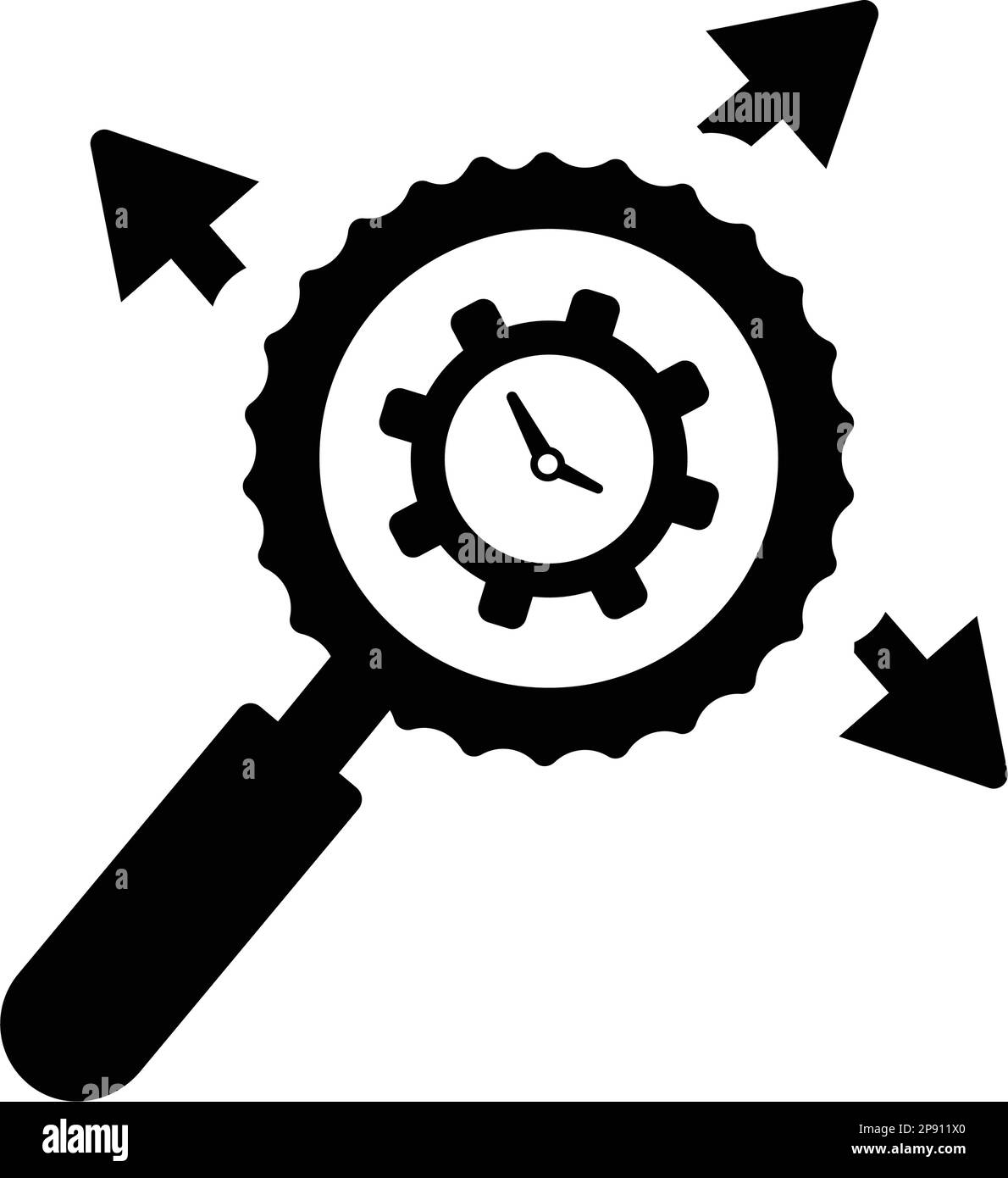 Reputation optimization icon. Well organized simple vector and ...