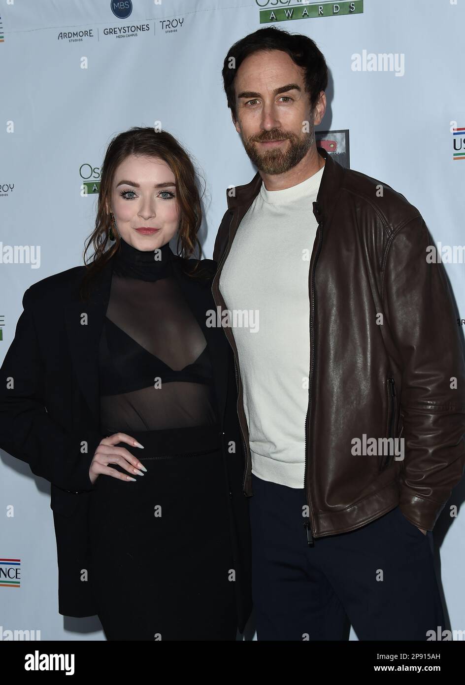 Santa Monica, CA on March 9, 2023. Sarah Bolger and Justin Benson