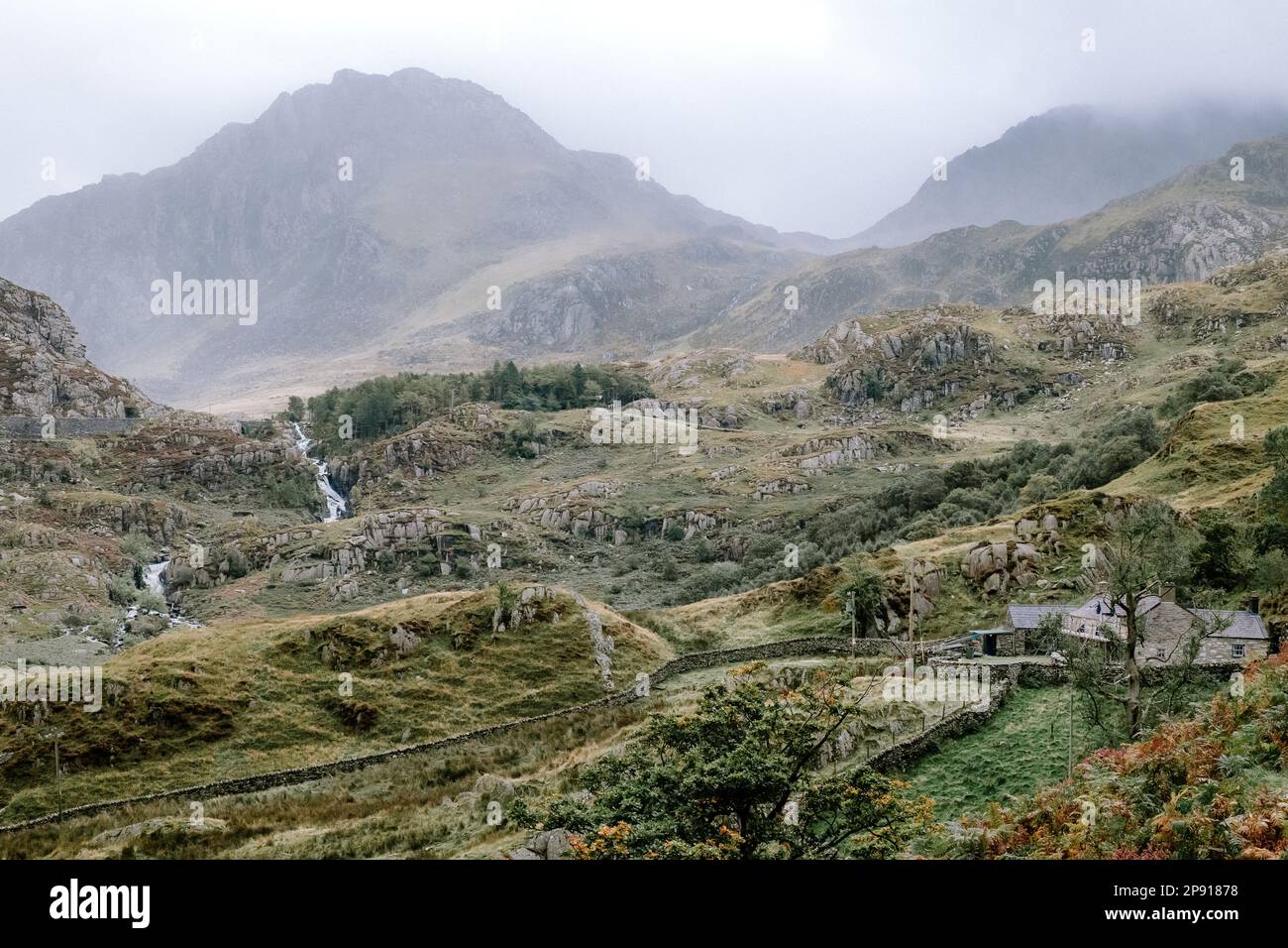 Ogwen Valley, Snowdonia, North Wales Stock Photo