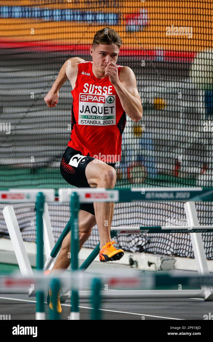 Istanbul, Turkey, 4 March 2023. Elmo Lkka of Finland competes in 60m