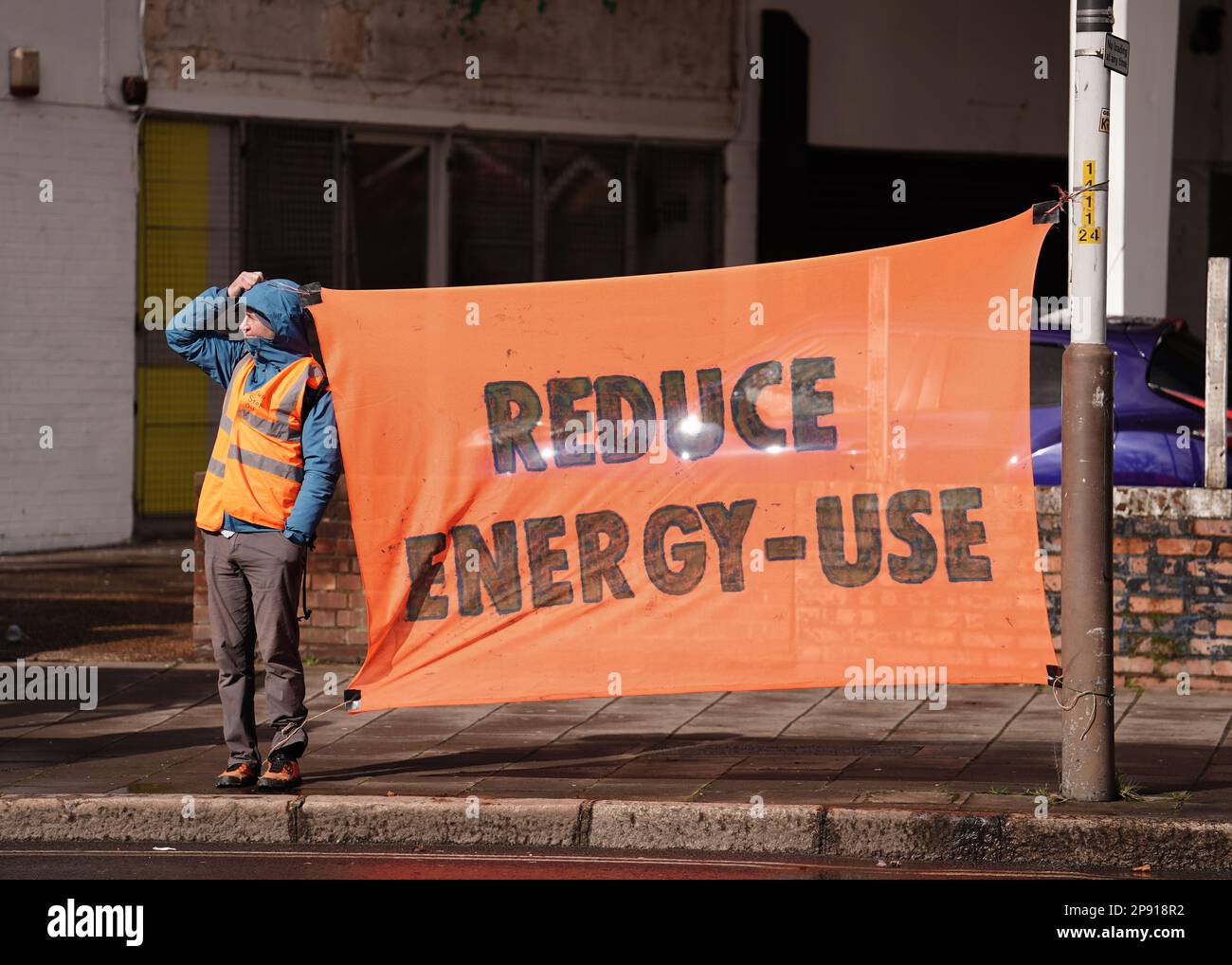 Insulate Britain supporters protest near Inner London Crown Court