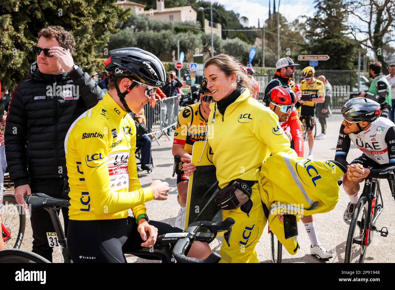 CollesurLoup, France, Friday 10 March 2023. Slovenian Tadej Pogacar