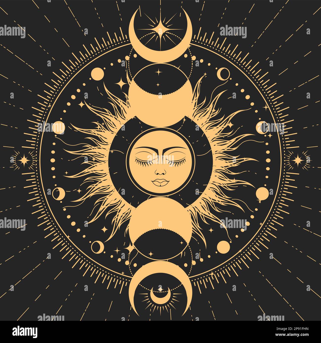 MEDIEVAL MOON PNG Celestial Clip Art Transparent (Download